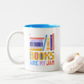 Boeken zijn mijn passie mok – dubbelzijdig handget
