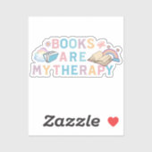 Boeken zijn mijn therapeutisch kleurrijk boek sticker (Vel)