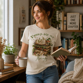 Boeken zijn mijn Therapie Tri-Blend Shirt