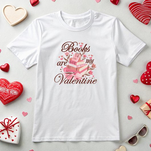 Boeken zijn mijn Valentijn T-shirt