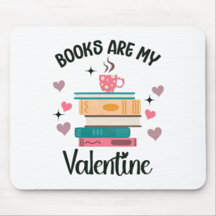 Boeken zijn mijn Valentijnsdag bibliothecaris boek Muismat