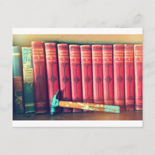 Boeken zijn sterker dan hamers briefkaart (Voorkant)