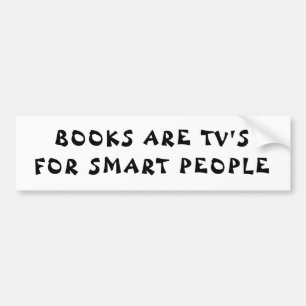 Boeken zijn voor Smart People Fortune Cookie Bumpersticker