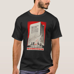 Boeken zijn wapens in de ideeënoorlog WW2 Propagan T-shirt