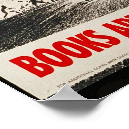 Boeken zijn wapens poster (Hoek)