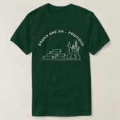 Boeken zijn zo waardevol 1 t-shirt (Design voorkant)
