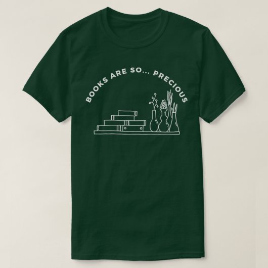 Boeken zijn zo waardevol 1 t-shirt (Design voorkant)