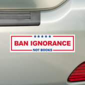 Boeken zonder verboden bumpersticker (Op auto)