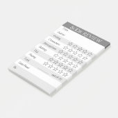 Boekenbeoordelingstracker (LG) Post-it® Notes (Schuin)