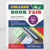 Boekenbeurs Flyer Sjabloon (Voorkant / Achterkant)