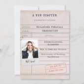 Boekenbibliotheek Kaart Foto Afstuderen Aankondigi (Voorkant)