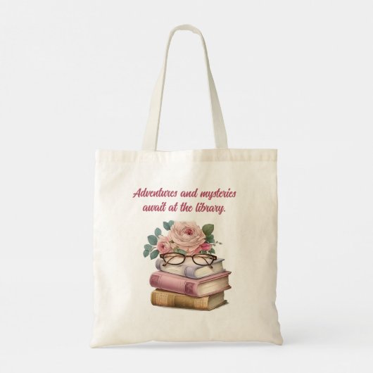 boekenbibliotheek tote bag (Achterkant)