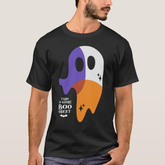 Boekenblad Ghost - Grappig Halloween T-shirt (Voorkant)