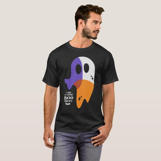 Boekenblad Ghost - Grappig Halloween T-shirt (Voorkant volledig)