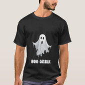 Boekenblad Halloween Ghost Retro Kostuum Vrouwen V T-shirt (Voorkant)