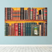 boekenboekenboekwinkel canvas afdruk (Insitu (Houten vloer))