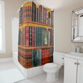 boekenboekenboekwinkel douchegordijn (In situ)
