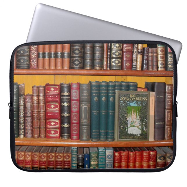 boekenboekenboekwinkel laptop sleeve (Voorkant)
