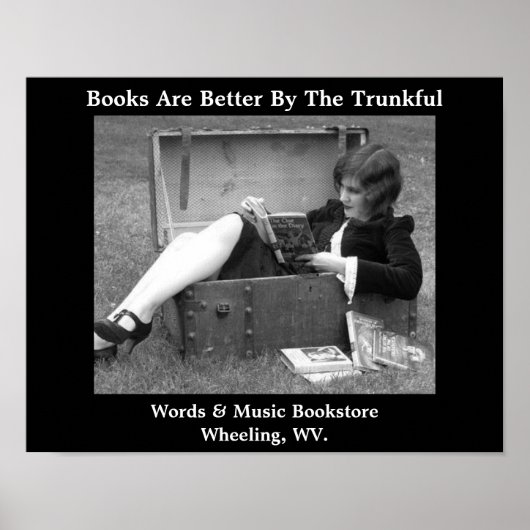 boekenboekwinkel weit west virginia poster (Voorkant)