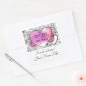 Boekenborden Daf Yomi Vierkante Sticker (Envelop)