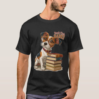 Boekenclub Blaft Leeshondenbril T-shirt