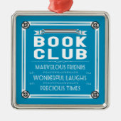  boekenclub/boekgroep metalen ornament (Voorkant)