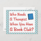 boekenclub briefkaart (Voorkant / Achterkant)