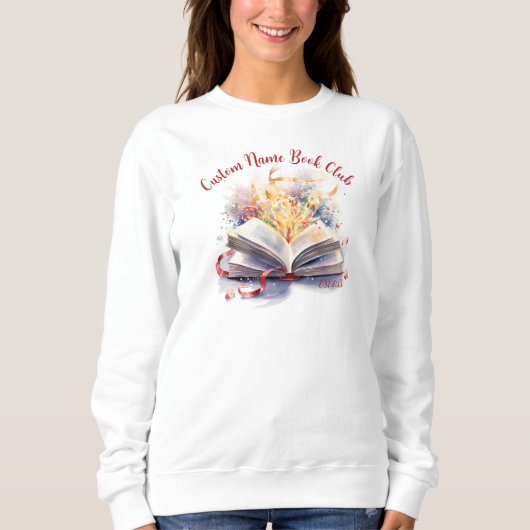 Boekenclub cadeau kerst trui (Voorkant)