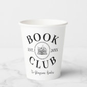 Boekenclub Evenementenboekliefhebbers gepersonalis Papieren Bekers (Voorkant)