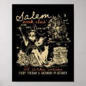 Boekenclub Funny Bookish Halloween Spooky Reading  Poster (Voorkant)