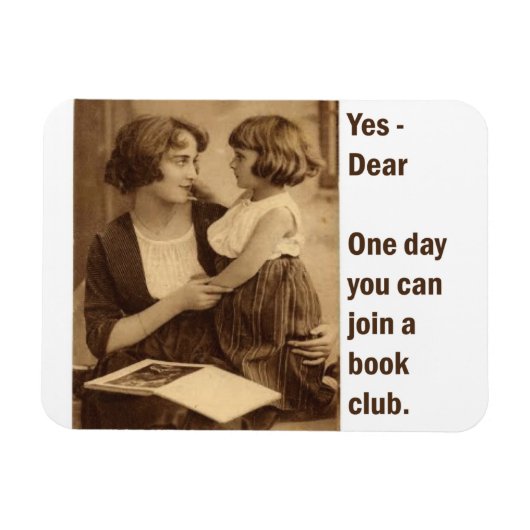 Boekenclub, ja lief magneet (Horizontaal)