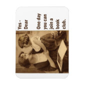 Boekenclub, ja lief magneet (Verticaal)