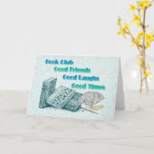 boekenclub kaart (Gele Bloem)