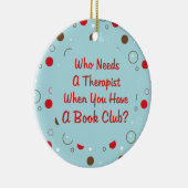 boekenclub keramisch ornament (Rechts)