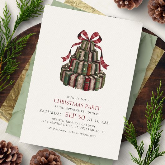 Boekenclub Kerstfeest Kaart