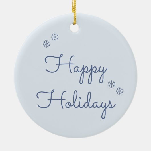 Boekenclub Kerstmis gepersonaliseerd Keramisch Ornament (Achterkant)