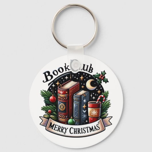 Boekenclub Kerstmis Sleutelhanger (Voorkant)