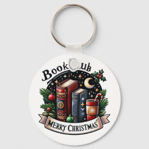 Boekenclub Kerstmis Sleutelhanger
