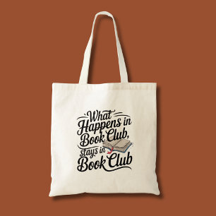 Boekenclub Leesgroep Boekenliefhebbers Boekachtig Tote Bag