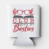 Boekenclub met Mijn Besties Blikjeskoeler (Achterkant)