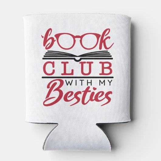 Boekenclub met Mijn Besties Blikjeskoeler (Achterkant)