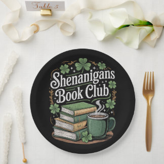 Boekenclub St. Patrick's Day Papieren Bordje