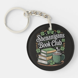 Boekenclub St Patricks Day Sleutelhanger