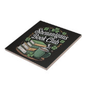 Boekenclub St. Patrick's Day Tegeltje (Zijkant)