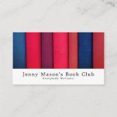 Boekenclub Visitekaartje (Voorkant)