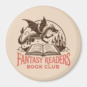 Boekenclub voor fantasy lezers magneet