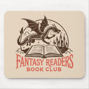 Boekenclub voor fantasy lezers muismat