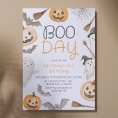 Boekendag Spooky Halloween Verjaardag Kaart