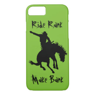 Boekende bronride Rodeo Cowboy Ride Rank Hoesje