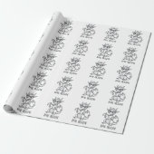 Boekendragon Cadeaupapier (Uitgerold)